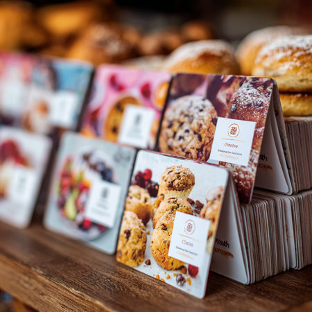 A rustic and cozy still life of a cake wrapped for a gift. The image highlights the craft packaging with twine and detailed watercolor illustrations, suitable for lifestyle and holiday marketing