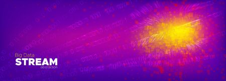 Big Data Analytics. Purple Technology Abstract. Coding Binary Flow. Matrix Number. Vector Big Data. Pink Technology Illustration. Particle Motion. Blue Matrix Digits. Big Data Cloud.のイラスト素材