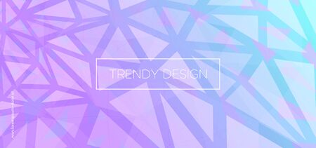 Digital Triangular Background. Abstract Polygon Pattern. Mosaic Vector Illustration. Neon Geometric Shapes. Triangles Wallpaper. Music Polygon Layout. Vector Presentation. Triangles Background.のイラスト素材
