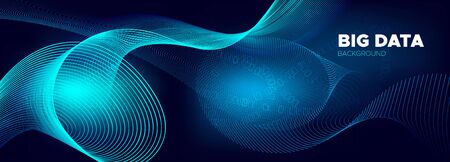 Particle Future. Neon Technology Background. Binary Pattern. Light Matrix Numbers. Particles Stream. Blue Streaming Backgrounds. Glow Cyber Binary. Glow Matrix Digits. Light Particles Vector.のイラスト素材