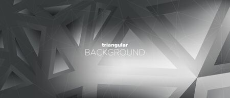 Futuristic Minimal Concept. Vector Polygonal Pattern. Metal Geometric Shapes. 3d Modern Landing Page. Metallic Minimal Poster. Foil Graphic Polygon Wallpaper. Vector Landing Page. Minimal Design.のイラスト素材