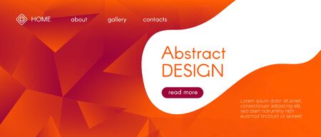 Mosaic Banner. Red Diamond Wallpaper. 3d Abstract Vector Design. Vibrant Origami Background. Red Mosaic Geometric. Gradient Diamond Pattern. Red 3d Modern Vector Poster. Orange Mosaic Graphic.のイラスト素材