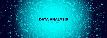 Digital Particles. Glow Information Technology. Binary Code. Light Matrix Numbers. Particles Stream. Blue Technology Background. Neon Data Binary. Neon Matrix Digits. Light Particle Future.のイラスト素材