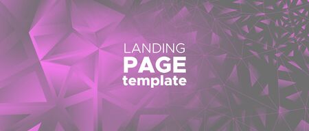 Gradient Science Presentation. Gray Technology Geometric. Business Landing Page. Digital Triangle Graphic. Science Wallpaper. Pink Technology Illustration. Gradient Landing Page. Science Background.のイラスト素材