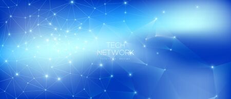 Big Data Analytics. Technology Art. Blue Contemporary Visualization. Cosmic Geometric Banner. Magic Technology Design. Big Data Concept. Gradient 3d Futuristic Texture. Big Data Business.のイラスト素材