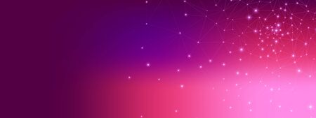 Big Data Abstract. Technology Design. Red 3d Information Banner. Vibrant 3d Minimal Background. Big Data Security. Technology Art. Pink Communication Visualization. Light Big Data Analytics.のイラスト素材