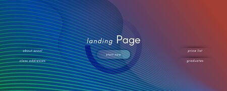 Fluid Geometric Abstract. Curve Futuristic Line Wallpaper. Red Business Banner. Graphic Dynamic Website. Flow Flyer. 3d Vivid Landing Page. Gradient Geometric Abstract. Wave Lines.のイラスト素材