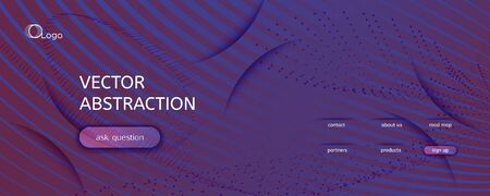 Blue Dynamic Abstract. Flow Shapes Banner. 3d Background. Wave Business Elements. Gradient Modern Dynamic Abstract. Fluid Magazine. Red Minimal Landing Page. Red Color Dynamic Abstract.のイラスト素材