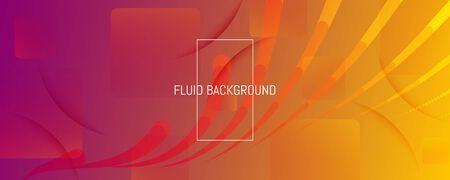 Abstract Flow Pattern. Minimal Dynamic Layout. Fluid Lines Brochure. Red Flow Pattern. Vivid Modern...