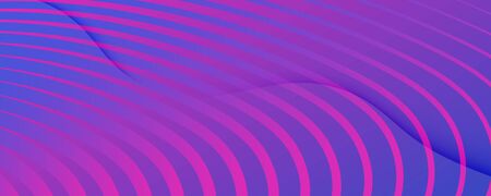 Purple Fluid Stripes. Creative Layout. 3d Geometric Landing Page. Memphis Vivid Banner. Fluid...