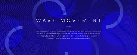 Blue Futuristic Background. Flow Shapes Banner. Abstract Movement. Vivid Digital Motion. Geometric Memphis Futuristic Background. Fluid Magazine. Deep Brochure. Futuristic Background.のイラスト素材