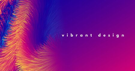 Fluid Abstract. Flow Dynamic Template. Vector Creative Movement. Digital Fluid Abstract. Neon Gradient Poster. Wave Motion. Trendy Color Background. Graphic Liquid Flyer. Vibrant Fluid Abstract.のイラスト素材