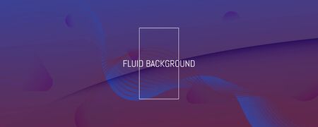 Blue Dynamic Abstract. Fluid Line Banner. 3d Movement. Color Digital Stripes. Geometric Graphic Dynamic Abstract. Flow Magazine. Red Minimal Landing Page. Blue Vector Dynamic Abstract.のイラスト素材