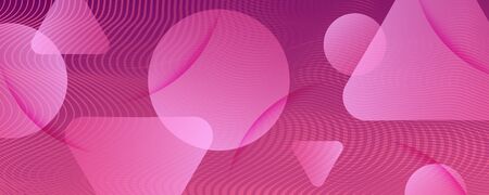 Color Flow Wave. Pink Geometric Movement. Abstract Fluid Shape. Digital Texture.  Color Flow Wave....