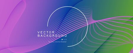 Flow Geometric Abstract. Color Futuristic Shape Movement. Colorful Business Pattern. Memphis Gradient Magazine. Geometric Abstract. Fluid Layout. 3d Texture. Color Geometric Abstract.のイラスト素材