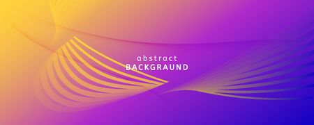 Fluid Abstract. Flow Movement. 3d Lines Poster. Curve Geometric Wallpaper. Bright Technology Website. Modern Futuristic Motion. Color Fluid Abstract. Digital Flow Dynamic Brochure.のイラスト素材