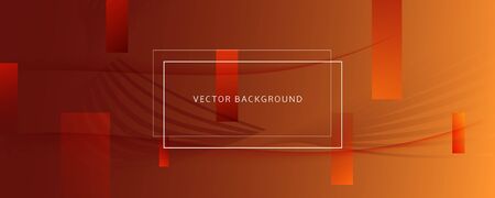 Vector Fluid Flow. Yellow Dynamic Wallpaper. 3d Abstract Shapes. Business Texture. Orange Fluid Flow. Wave Modern Liquid. Abstract Illustration. Technology Poster. Futuristic Fluid Flow.のイラスト素材