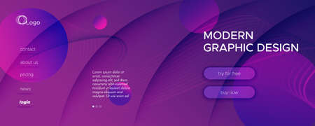 Fluid Background. 3d Flow Shapes Landing Page. Vivid Dynamic Poster. Vector Business Magazine. Purple Vibrant Elements. Futuristic Fluid Background. Abstract Texture. Color Fluid Background.のイラスト素材