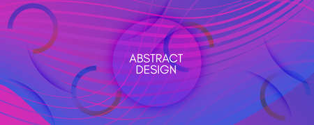 Pink Fluid Stripes. Creative Elements. 3d Dynamic Wallpaper. Wavy Vector Brochure. Fluid Stripes....