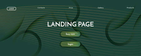 Army Landing Page Design. 3d Flow Lines Brochure. Vivid Creative Background. Green Gradient Website. Landing Page Design. Fluid Graphic Flyer. Minimal Landing Page Design.のイラスト素材