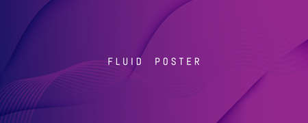 Fluid Background. Abstract Flow Shape Movement.