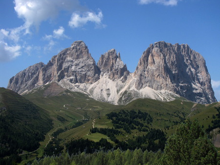 alpine mountainsの写真素材