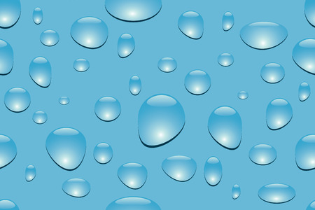 Seamless Water Drops Backgroundのイラスト素材