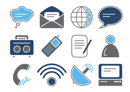 Communication Iconsのイラスト素材