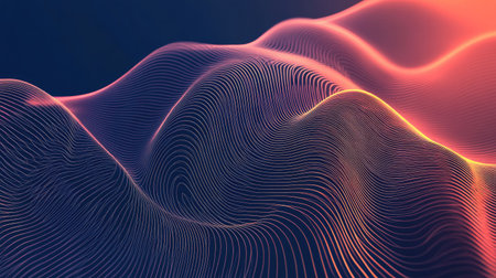 Abstract line patterns with subtle gradients, creating a modern and sophisticated background.の素材