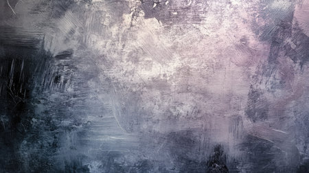 Abstract background with a rough, textured surface resembling brush strokes on a canvas.の素材