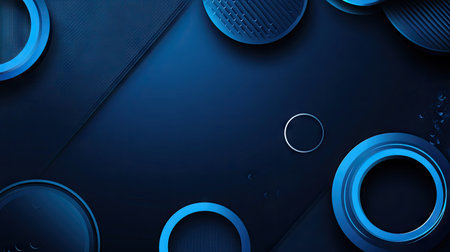 Modern abstract blue background with clean geometric shapes. Suitable for booklet, brochure, banner, poster, website, flyer, and cover applications.の素材