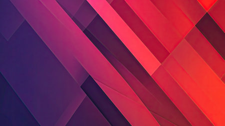 Modern abstract geometric background with a red-purple gradient, ideal for stylish and contemporary projects.の素材