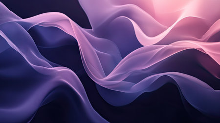 Minimalist wavy fluid abstract design with elegant curves and subtle gradients, ideal for contemporary and clean visuals.の素材