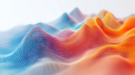 3D surface plot demonstrating the relationship between price, demand, and profit.の素材