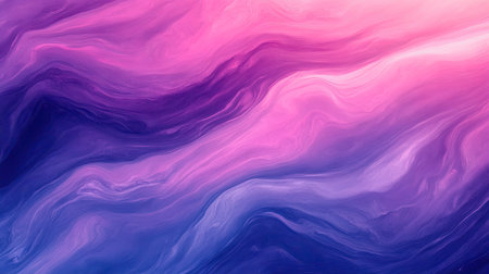 This vibrant abstract background features swirling colors in shades of pink, purple, and blue, creating a smooth and tranquil atmosphere ideal for various design projects.の素材