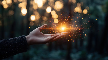 Businessman hand show of digital data network transformation for next generation technology on cyberspace, Internet network and digital software development, Algorithm, Metaverse and data science. -の素材