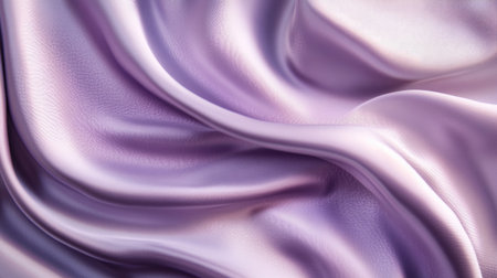 Silky, flowing fabric background with elegant, soft folds and a luxurious texture.の素材
