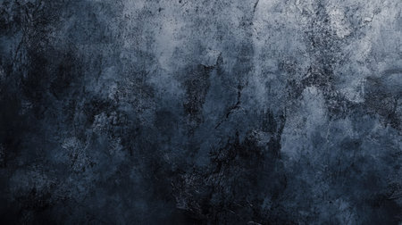 A moody, dark concrete texture background with a matte finish, suitable for creating dramatic and bold design banners.の素材