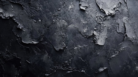Dark concrete texture background with a mix of rough and smooth areas, perfect for a dynamic and engaging design banner element.の素材
