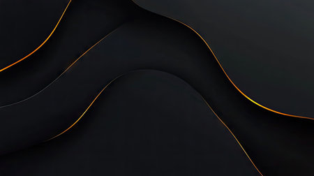 Black background with a subtle gradient and elegant glow effect, perfect for sophisticated design projects and high-end branding.の素材