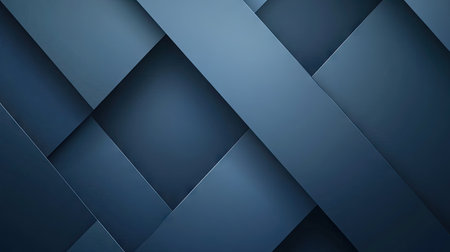 Abstract geometric background with blue-grey shadow lines. The modern, futuristic design features a clean layout with plenty of blank space for creativeの素材