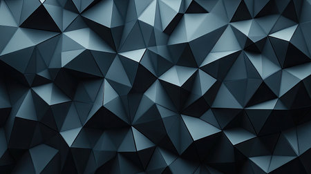 Abstract seamless background with triangular shapes and shadowing effects, perfect for a stylish and creative website or banner design.の素材