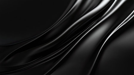 Black background with a sleek, polished effect, ideal for creating an elegant and professional design aesthetic.の素材