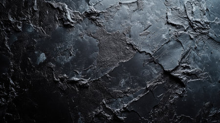 Dark concrete texture background with a mix of rough and smooth areas, perfect for a dynamic and engaging design banner element. -の素材