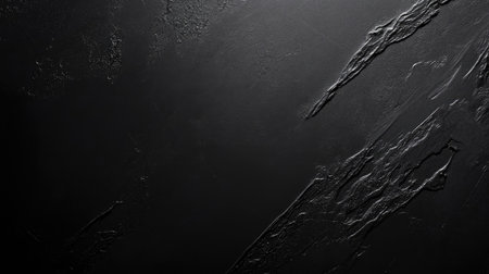 Elegant black background with a faint glow and smooth texture, perfect for high-end design themes and luxury branding.の素材