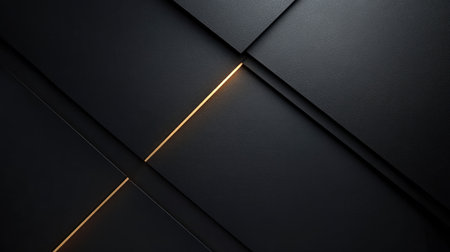 Elegant black background with a faint glow and smooth texture, perfect for high-end design themes and luxury branding.の素材