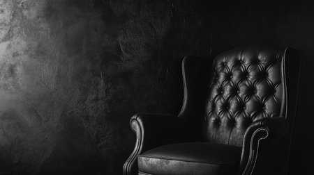 Elegant black background with a soft vignette effect, adding depth and sophistication to any modern design project.の素材