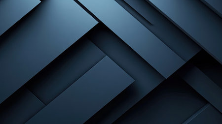 Geometric blue-grey shadow lines on a contemporary background. The abstract, futuristic design offers a sophisticated look with plenty of blank space for text or design elements. -の素材