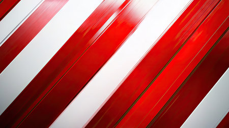 Modern abstract background design template with striking red and white diagonal stripes. Clean lines and vibrant colors create a dynamic and professional look.の素材
