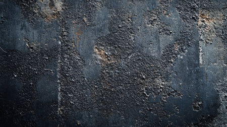 Rough and gritty dark concrete texture background, ideal for a modern, urban-inspired banner design element.の素材